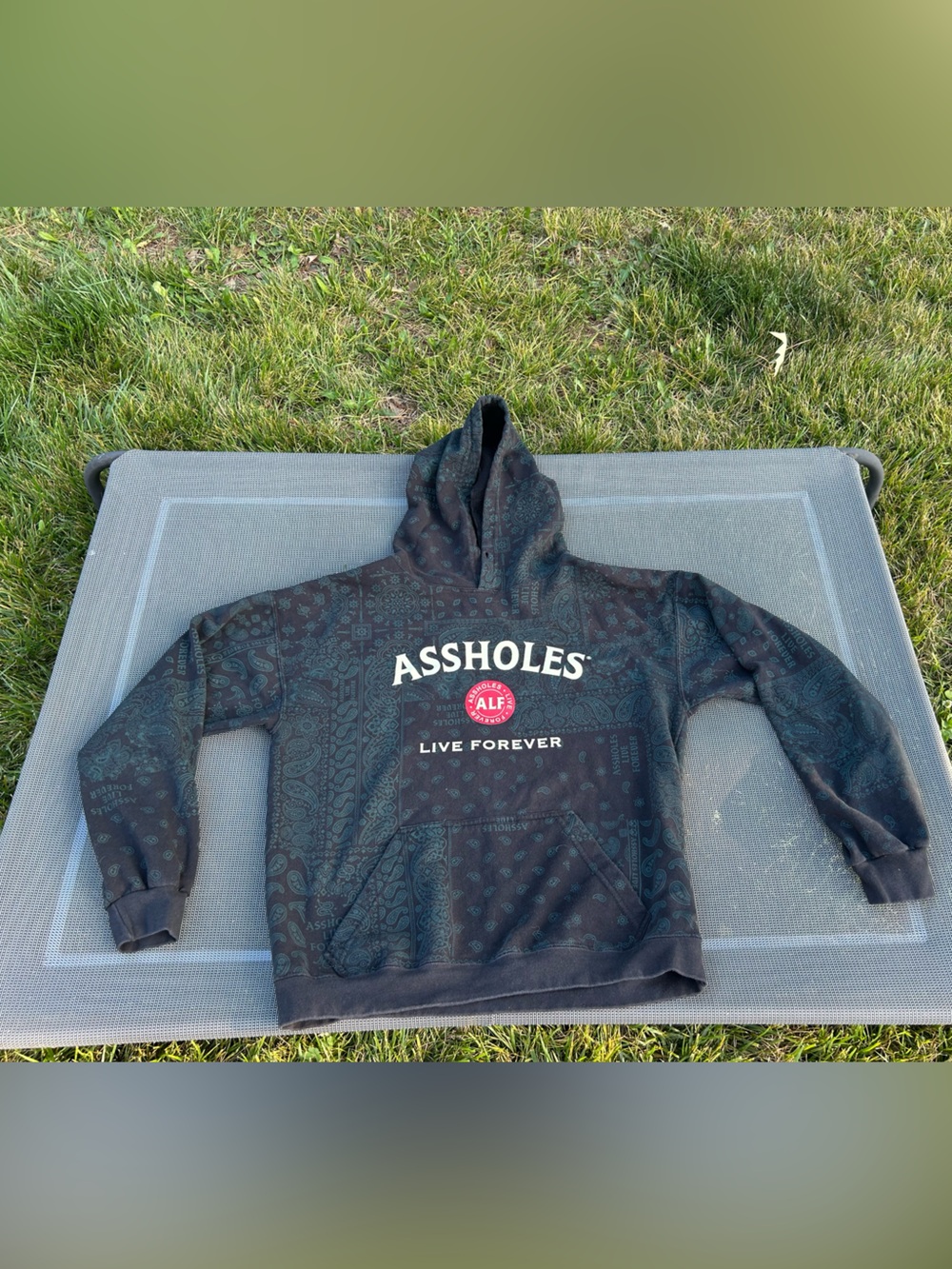 Assholes live Forever Large‎ sweatshirt men’s